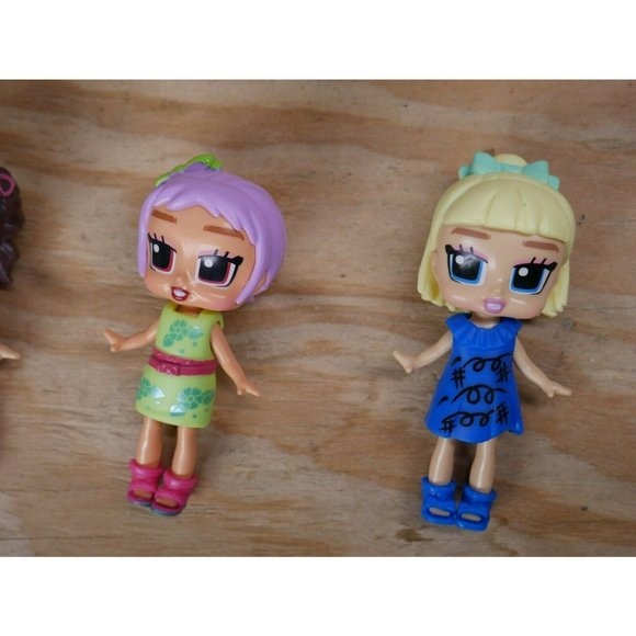 Boxy Girls Tasha, Bee, Lina and Ellie Mini Dolls, Lot of 4 - Picture 3 of 4